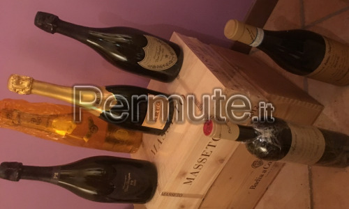 Cambio vini e champagne con orologio