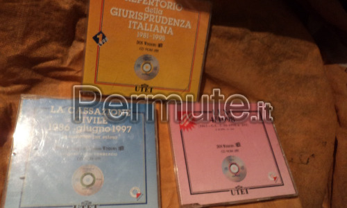 STOCK di 3 CD ORIGINALI di GIURISPRUDENZA