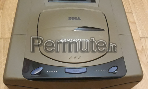 Offro console Sega Saturn PAL per Sega 32X e/ o Sega Mega CD