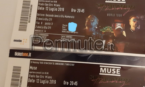 biglietti concerto Muse a Milano