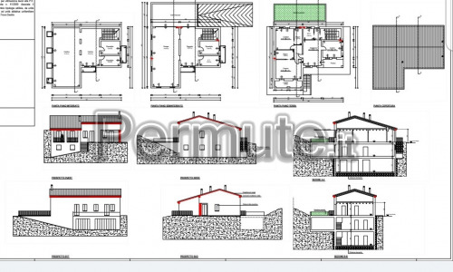 Terreno edificabile con Casa in costruzione e oneri pagati.