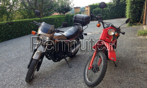 Cambio alla pari Honda XL 125 R e Kawasaki GPZ 550 Unitrack con moto Enduro