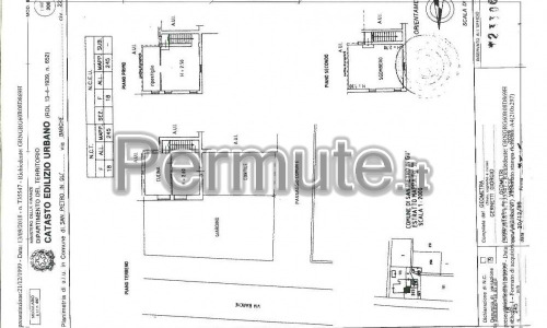 permuto casa da riattare di mq. 150 + orto + rustico su mq. 800 di terreno + terreno agricolo