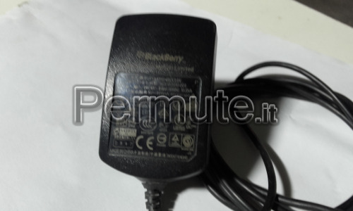 CARICABATTERIA ALIMENTATORE BLACKBERRY PSM05R-050CHW ORIGINALE USATO