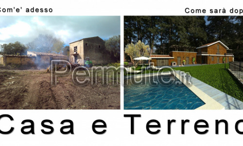 Caseggiato e terreno