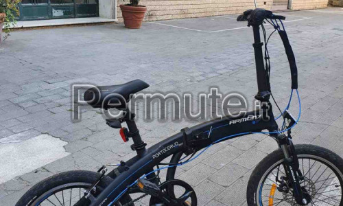 permuto o scambio bici elettrica pieghevole harmony portocervo 250w 36 v