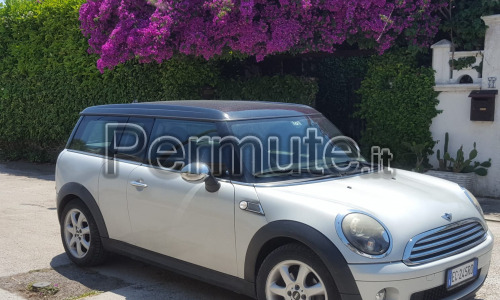 scambio Mini Clubman del 2010 con camper, camper puro, furgone