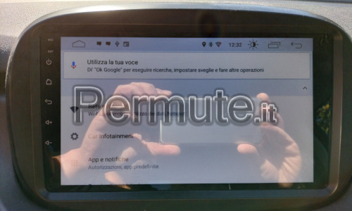 Car tablet fiat 500x