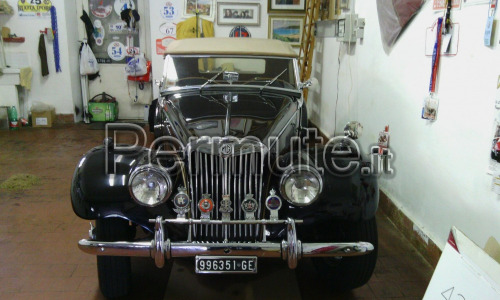 stupenda mg tf 1954 asi targa oro accessoriata, nera, valuto permuta di mio interesse