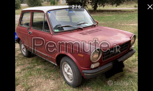 Autobianchi A 112 del 1973 con 73000 km originali permuto con moto epoca di mio gradimento .