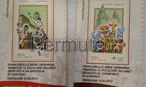 francobolli vari in tessere da collezione