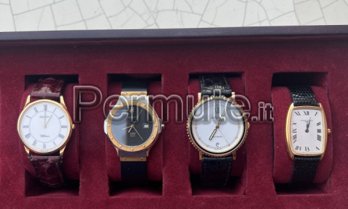 Permuto o vendo 4 orologi anche separatamente: Gerald genta, Vacheron constantin, Zenith, Hublot