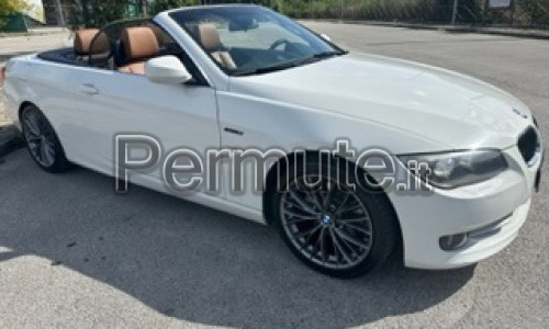 Permuto BMW Serie 3 Cabrio 2,0d Automatica con Camper Semintegrale o Furgonato