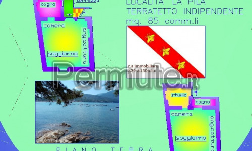 TERRATETTO INDIPENDENTE con appartamento al piano terra ed altro al piano primo oltre terreno