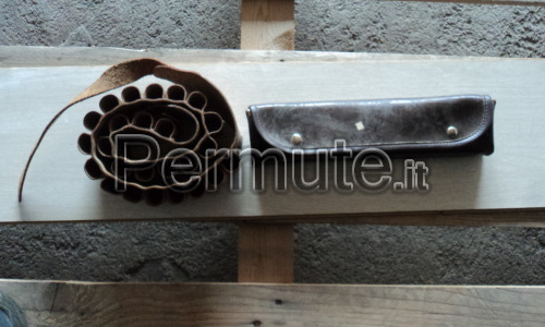 Cintura Portacartucce + set Pulizia Fucili