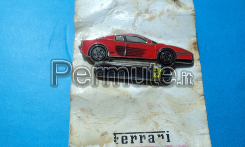 Ferrari Testarossa-Spilla MetalloSmaltata BOLAFFI