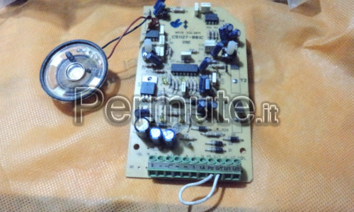 URMET - Scheda Elettronica Posto Esterno Citofonico Vintage