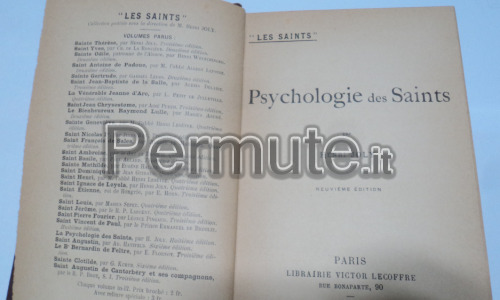 1902-Psychologie des Saints ( Henri Joli )
