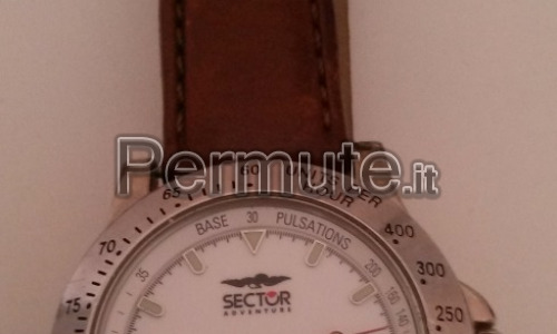 Sector Adventure Orologio Anni 90 con cinturino in pelle