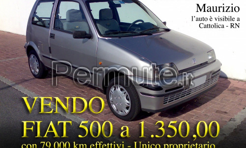 offro Fiat 500 cc 900