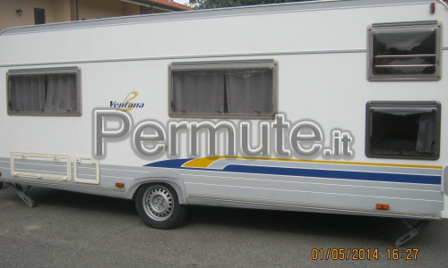 SCAMBIO roulotte burstner anno 2006 con camper