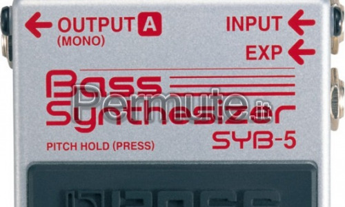 sintetizzatore a pedale syb-5 per basso
