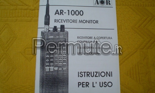 SCANNER RICEVITORE MONITOR AR-1000