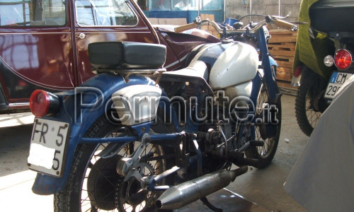 Guzzi airone biposto militare