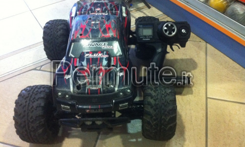 Stock savage hpi brushless + savage 4.6 + 2 hobao