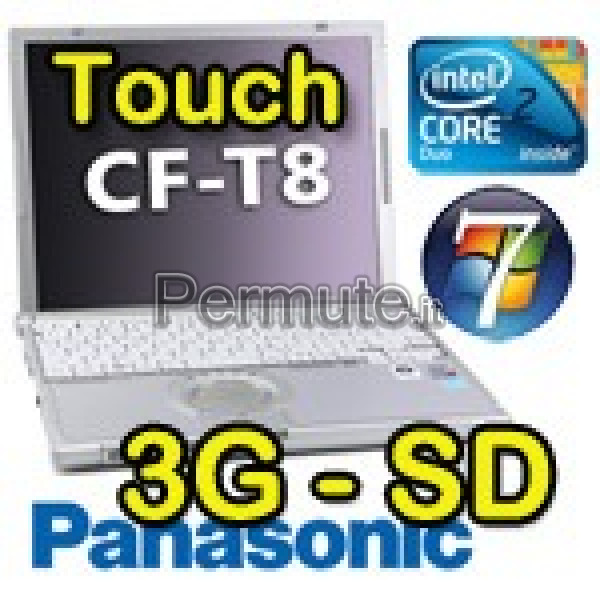 Notebook Panasonic CF-T8 Roma Usato in Permuta, Audio e video portatile ...