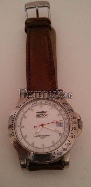 Sector Adventure Orologio Anni 90 con cinturino in pelle Roma